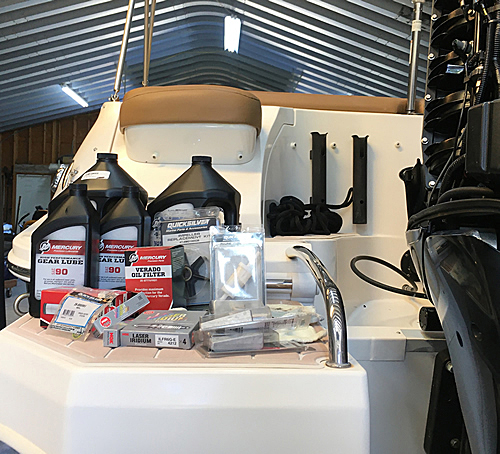 annual service for marine engines