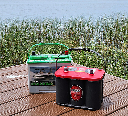 marine battery installations